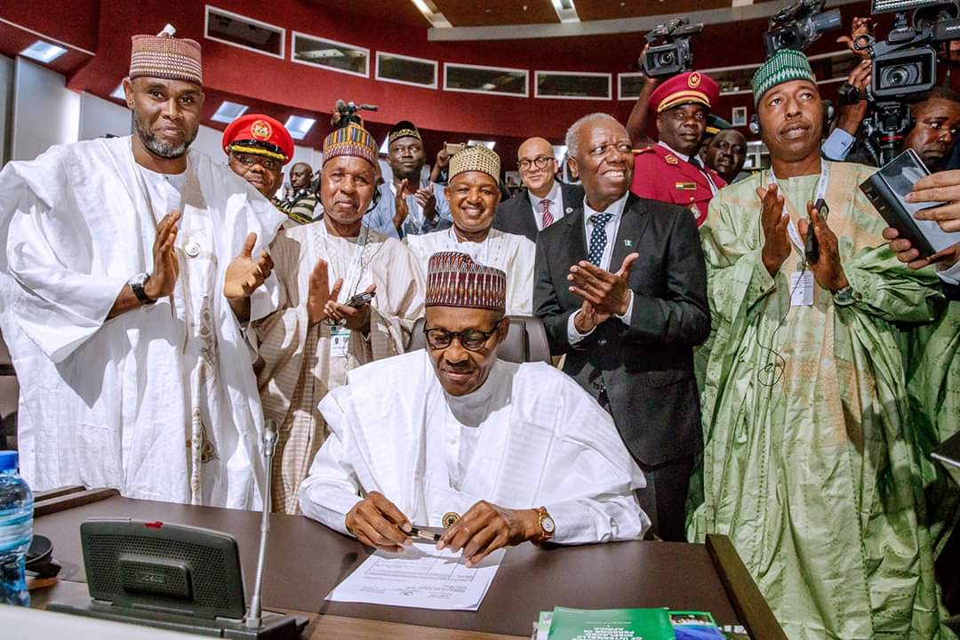 President Muhammadu Buhari Signs Africa Free Trade Agreement